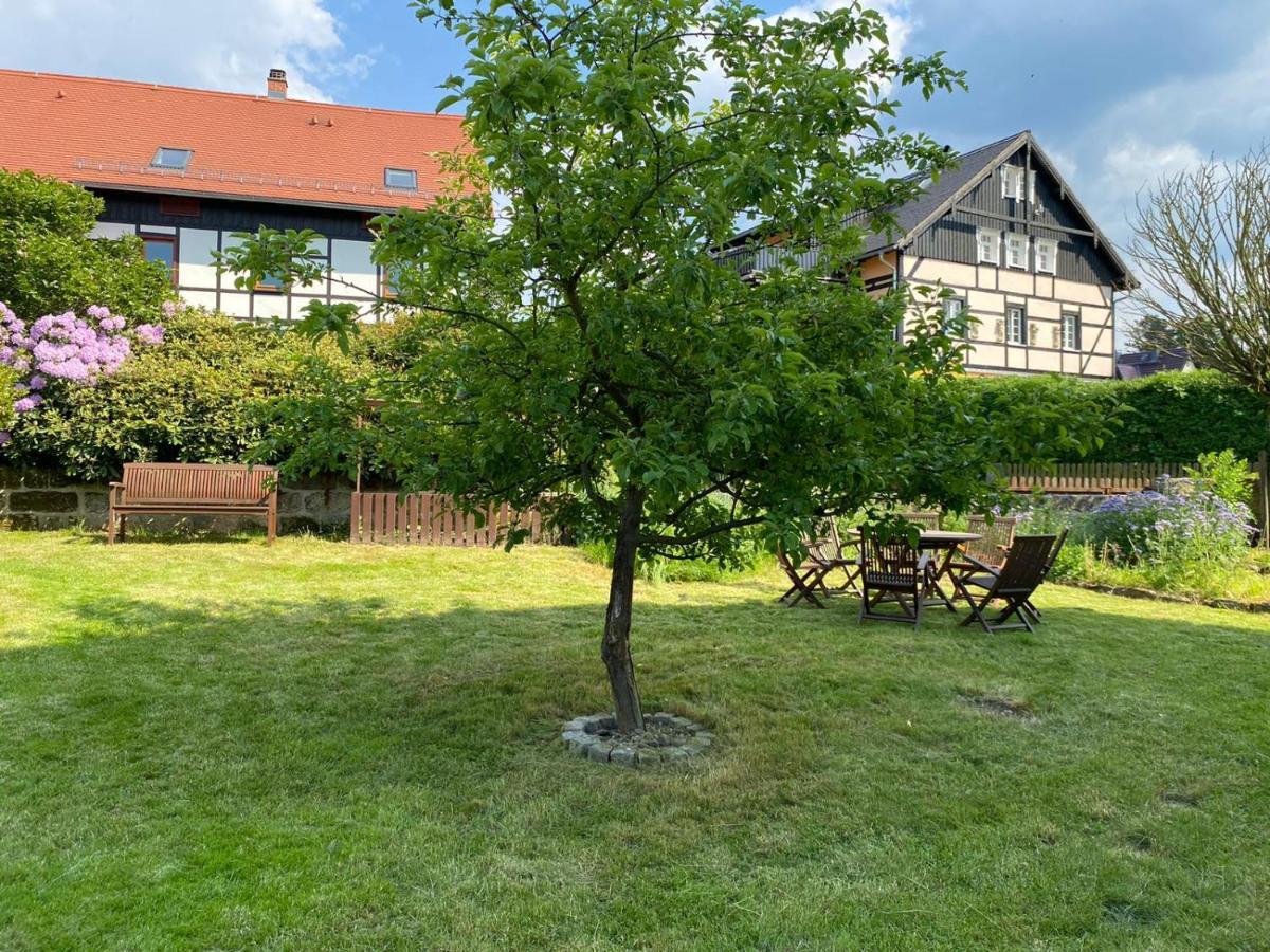 Urlaubsfreude Biedermann Haus Gluecksstein Ferienwohnung Smaragd Бад-Шандау Екстер'єр фото